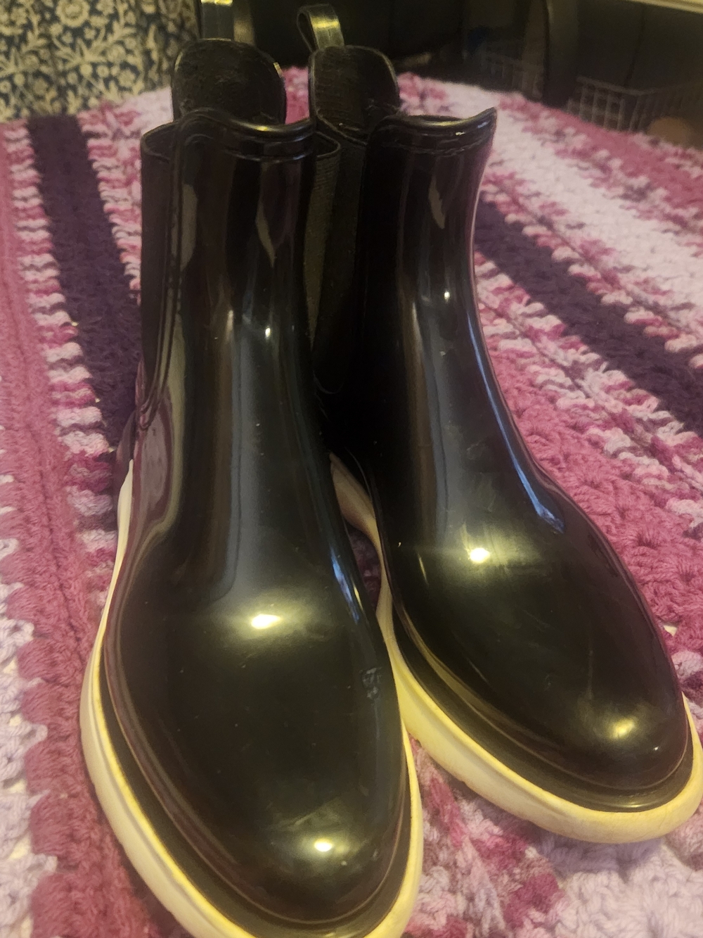 Lemon Jelly Sole Boots with Cream Outsole